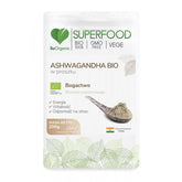 Ashwagandha BIO Ginseng - Pulbere de ginseng indian 200 g beorganic MEDICALINE